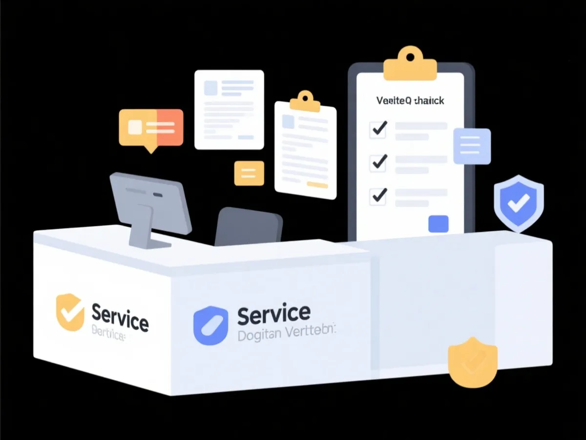 兑奖流程与资料核验示意图