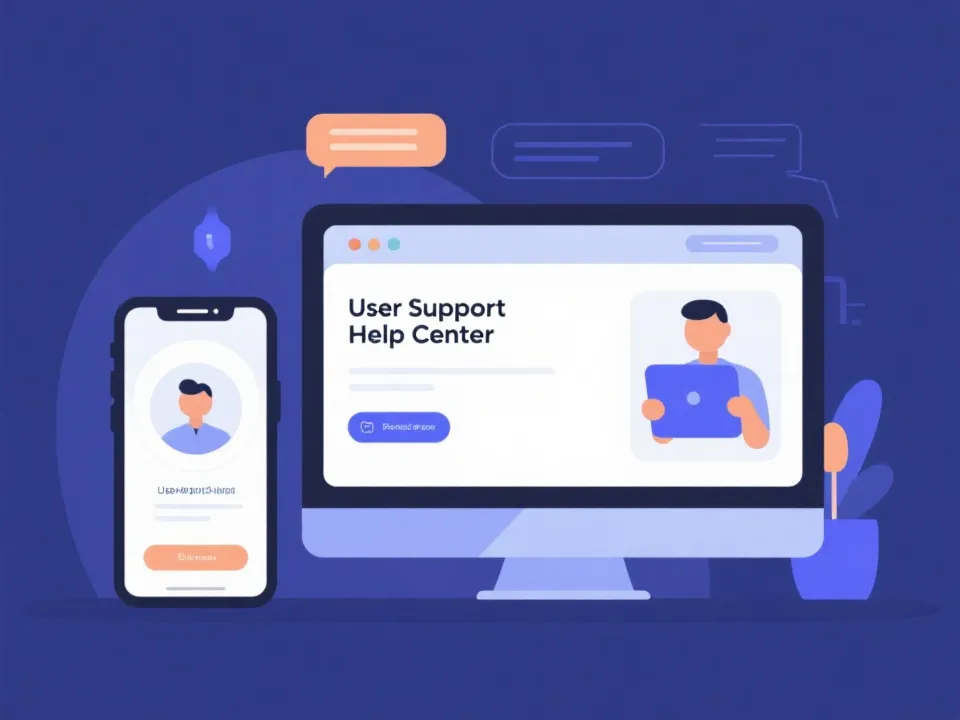 客服帮助中心与官方支持示意图